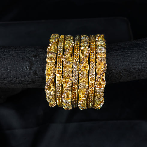 Indian Gold Bangles - D312